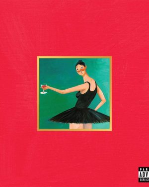 Kanye West My Beautiful Dark Twisted Fantasy på vinyl.